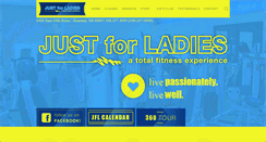 Desktop Screenshot of justforladiesfitness.com